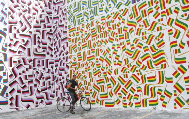 Isaac Lin Isaac Lin’s new mural on Arch Street is installed. - space 1026